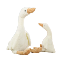 Boneka angsa, mainan bebek, boneka mewah dengan leher panjang Super lembut diisi dengan katun PP untuk menghilangkan stres