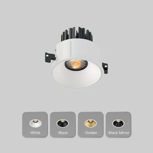 XRZLux <span class=keywords><strong>15W</strong></span> COB <span class=keywords><strong>LED</strong></span> dimmerabile <span class=keywords><strong>Downlight</strong></span> da incasso IP44 per interni commerciali faretto da soffitto con Design antiriflesso in stile moderno - Product Image 2