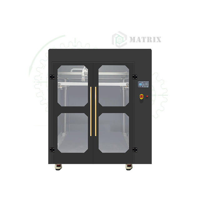 Industrial FDM 3D Printer 1000x1000x1000mm Build Volume High Accuracy Fast Speed Supports PLA/ABS/PETG Automatic Operation