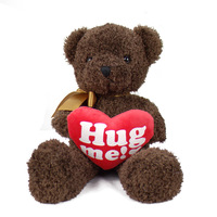 Vente en gros 2025 Ours en peluche Peluche Livraison rapide Pull en peluche Nœud/Cœur en polyester Coton PP pour la Saint-Valentin