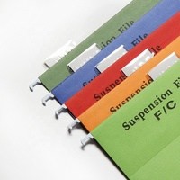 Porte-documents de présentation A4 en papier épais avec crochet en fer, accrochage rapide, recyclable, couleurs personnalisées, approvisionnement direct d'usine