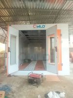 Cabines de peinture WLD-Y90 à chauffage diesel pour la peinture automobile, four de séchage avec certification CE