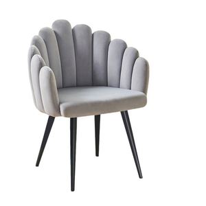 Sedia da Pranzo Moderna di Lusso con Gambe in Metallo Dorato e Rivestimento in Pelle o Tessuto per Ristorante - Product Image 3