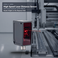 Capteur de distance laser argenté pour distributeur d'époxy LR-TB5000 DTOF 1000Hz IP65 RS485 pour la mesure de la hauteur de la buse - Fabricant chinois