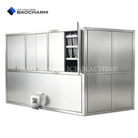 Machine à glaçons refroidie par eau BAOCHARM 5 tonnes/jour avec commande électrique PLC