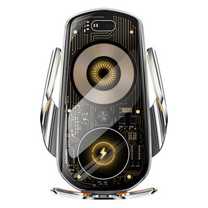 Support de téléphone de voiture intelligent à <span class=keywords><strong>induction</strong></span> rapide 15W, chargeur sans fil pour voiture, support de navigation pour téléphone de voiture, tendance 2025 - Product Image 1