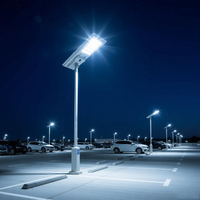 Meilleures lampes solaires commerciales pour parkings, éclairage extérieur IP65 étanche, lampadaires solaires pour parkings