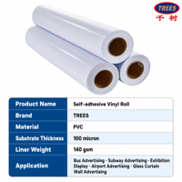 Rollo de Vinilo Autoadhesivo, Película de PVC Blanca Mate de Alto Brillo, Rollo al por Mayor para Rotulación de Vehículos, Publicidad Comercial y Fabricación de Letreros