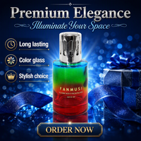 Lampe à parfum catalytique, diffuseur d'huiles essentielles en verre coloré, lampe à parfum personnalisée OEM, décoration d'intérieur