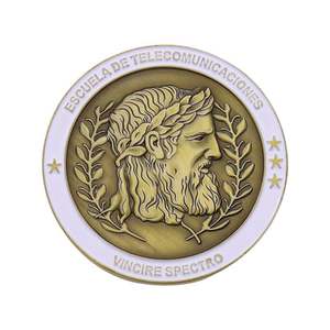 Moneda Conmemorativa Antigua de Metal de Alta Calidad, Moneda Personalizada Gratuita para Graduación Escolar, Diseñada por la Fábrica - Product Image 3