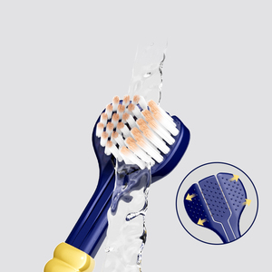 Oralgos <span class=keywords><strong>Brosse</strong></span> à dents à trois faces Poils souples Adulte Home Pack 360 ° Clean <span class=keywords><strong>Oral</strong></span> Hygiene Tête de <span class=keywords><strong>brosse</strong></span> incurvée <span class=keywords><strong>3D</strong></span> DB206A - Product Image 3