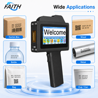 Nouvelle imprimante jet d'encre portable Faith pour logos, dates, codes QR, données variables, métal, carton, multilingue