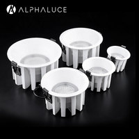 ALPHALUCE – spot LED encastrable étanche IP65, 13W, 18W, 26W, CRI92 élevé, angle de faisceau multiple, pour salle de bain, cuisine, plafond