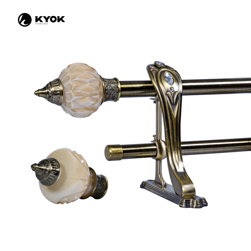 KYOK 28mm Wall Curtain Rod Set