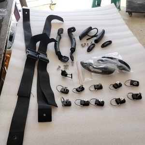 Kit d'accessoires pour kayak, réglable, durable, détachable, pour la pêche récréative dans les lacs et les rivières, 1 personne - Product Image 1
