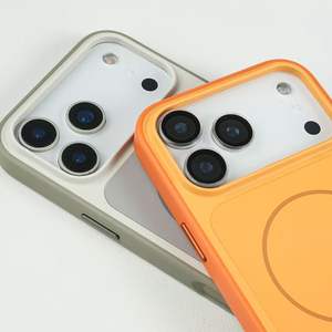 Coques de téléphone de luxe en TPU+<span class=keywords><strong>PC</strong></span> avec finition brillante AI pour iPhone 17 Pro Max avec protection de l'appareil photo et bouton de contrôle en métal - Product Image 3