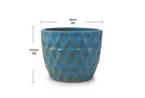 Maceta de Cerámica Artística Pintada a Mano, Ecológica, Duradera, Ligera, con Orificio de Drenaje, Diseño Único, para Interiores y Exteriores - Product Image 4