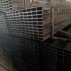 Tubo de Acero Negro Galvanizado, Tubo Cuadrado de Acero Soldado, Perfil Metálico para Construcción de Cercas de Seguridad - Product Image 3