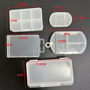 Plastic <b>Storage</b> <b>Box</b> Rectangle 8.5x5.5cm 6x3.5cm 9x5.5cm 11.5x6cm Eco-Friendly Tidy For Car Home Bedroom - Product Image 1