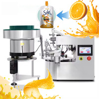 Machine de remplissage et de bouchage semi-automatique pour sachets, idéale pour les petites usines