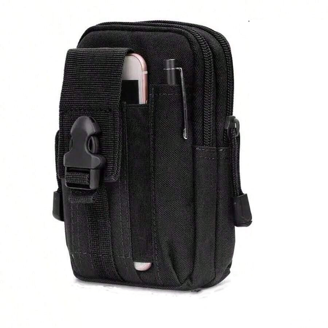 Custom Outdoor Running Phone Pouch Men Camping Hunting Waterproof Hip Bum Waist Fanny Pack Tactical Belt Bag