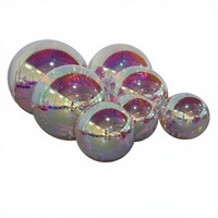 Ballon géant brillant gonflable, boule miroir, grande sphère pour la décoration de Noël, de mariages, de fêtes et d'expositions d'art