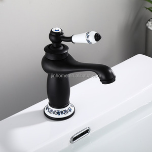 Grifo Mezclador de Agua Fría y Caliente de Lujo para Lavabo de Baño, de Latón Dorado Antiguo, Montaje en Cubierta 2412021 - Product Image 1