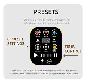 เครื่องทำไอศกรีมผลไม้และเครื่องดื่มแช่แข็งอัตโนมัติ สแตนเลส สำหรับใช้ในครัวเรือน - Product Image 5