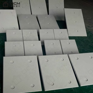 <span class=keywords><strong>Color</strong></span> a través de paneles de fachada de fibra de <span class=keywords><strong>cemento</strong></span>, cuerpo entero, hoja decorativa gris, característica de cepillo, textura de travertino, diseño arquitectónico - Product Image 2