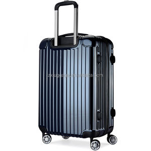 Valise à roulettes bleu foncé 20/24/28 pouces avec logo personnalisé - Product Image 3