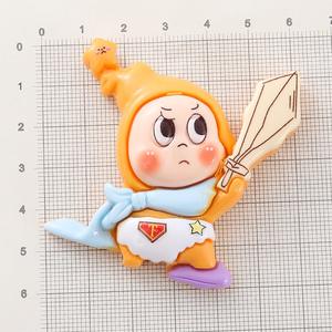 Breloques en résine C2 mignonnes de style dessin animé, aimants de réfrigérateur, accessoires de bricolage pour enfants, pour la décoration intérieure, coques de téléphone, pinces à cheveux, <span class=keywords><strong>Maki</strong></span> - Product Image 5