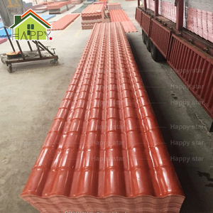 Tejas Romanas Dobles Retro de Resina para Techos, Láminas de Techo <span class=keywords><strong>Roma</strong></span> de Resina Sintética ASA PVC UPVC, Ignífugas para Hoteles y Parques - Product Image 5