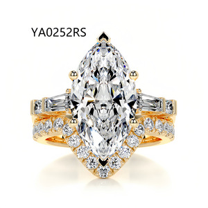 Anillo de Boda Apilable de Lujo Ligero para Mujer, de Alta Gama, Plata de Ley S925, Moissanita de 1 Quilate con Engaste de Bisel - Product Image 3