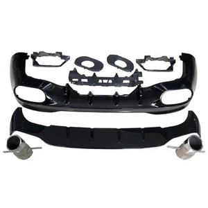 Lame de pare-choc arrière avec embout d'échappement, accessoire de voiture, MERCEDES W118, CLA, <span class=keywords><strong>CLA35</strong></span>, <span class=keywords><strong>AMG</strong></span> - Product Image 1