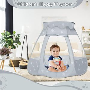 Tenda mainan lubang bola anak-anak, mudah untuk Pop Up dan merakit untuk 1,2,<span class=keywords><strong>3</strong></span> tahun hadiah ulang tahun anak perempuan untuk dalam ruangan luar ruangan hadiah balita anak perempuan - Product Image 4