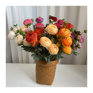 Hoa Giả Bán Sỉ Giá Rẻ Bó Hoa Sen Sương Nghìn Lớp 9 Đầu Hoa Giả - Product Image 3