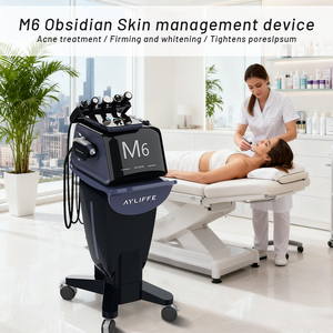เครื่องดูดสูญญากาศแบบมืออาชีพ รุ่น Black M6 Obsidia รุ่นที่สี่ สำหรับดูแลผิวหน้าและผิวกาย ช่วยกระชับสัดส่วน ยกกระชับใบหน้า ได้รับมาตรฐาน CE - Product Image 3