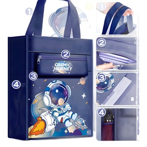 Capybara Student Tote Bag Waterproof Canvas Square Book Bag With Pen Pouch For School Trip - Product Image 3