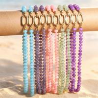 Collier délicat d'été bohème en pierres précieuses, fait main, coloré, pour femme, cadeau d'anniversaire