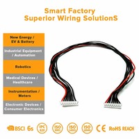 Kabel Konektor Tembaga Terlindung M12 M8 4-Pin 5-Pin PVC Wiring Harness Industri IoT Sensor Komputer Sepeda Motor Tahan Lama