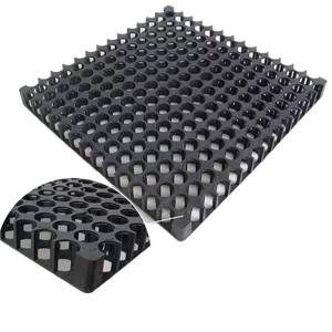 Planche de <span class=keywords><strong>drainage</strong></span> HDPE noire 333x333 multi-trous pour aménagement paysager extérieur de <span class=keywords><strong>jardin</strong></span> de toit de barrage-Tapis filtrant et terrain de golf de <span class=keywords><strong>drainage</strong></span> sous-grade - Product Image 1
