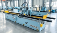 Affûteuse de couteaux CNC haute précision avec machine d'affûtage de lames industrielle 11kW 380V, garantie 1 an, composants PLC et roulements