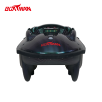 Bateau porte-appâts intelligent Boatman Actor Plus Max ABS RC 500M avec télécommande à écran tactile de 5 pouces, longue autonomie, capacité de 8 kg, sonar GPS