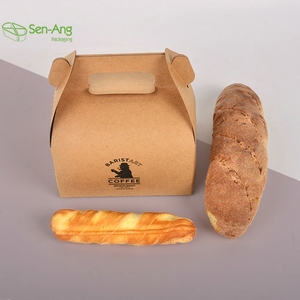 Senang02 Caja <span class=keywords><strong>de</strong></span> Cartón Personalizada Tipo Gable con Asa para Donas y Pasteles, Empaque para Alimentos y Repostería - Product Image 2