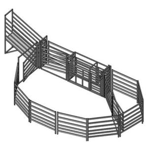 Panel pagar ternak portabel panel jaring kuda ternak panel halaman ternak galvanis - Product Image 2