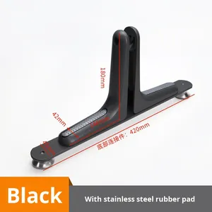 Mobile <b>Bracket</b> High Screen Partition Accessories Vertical Stand Aluminum Alloy Sliding Screen Balance Support Foot Modern Design - Product Image 6