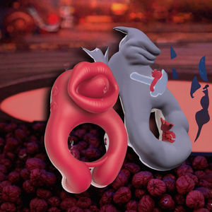 Vibrador Dildo 2 en 1, Juguete Sexual para Parejas, Anillo Vibrador, Juguetes Sexuales para Mujer, Vibradores para Mujeres, Condón para Hombre - Product Image 3