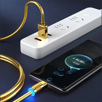 Cable DE DATOS dorado de 1M/1,5 M/2MCable de carga súper rápida de 120W Compatible con Apple 15 16 Tipo-C y Android Tipo-C para Samsung Xiaomi