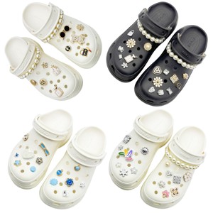 Latest ABS Diamond <strong>Shoe</strong> Chains with Gold and Silver Metal Beads Women's <strong>Shoe</strong> Clog Decorations and Charms <strong>Shoe</strong> Accessories - Product Image 5