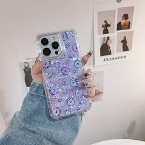 Offre Spéciale époxy <span class=keywords><strong>coque</strong></span> papier paillettes Bling Anti-choc étuis pour téléphone portable pour <span class=keywords><strong>OPPO</strong></span> Realme Note 60 4G - Product Image 4